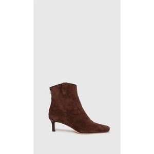 NEW PAIGE women's adelyn suede ankle boot in chocolate